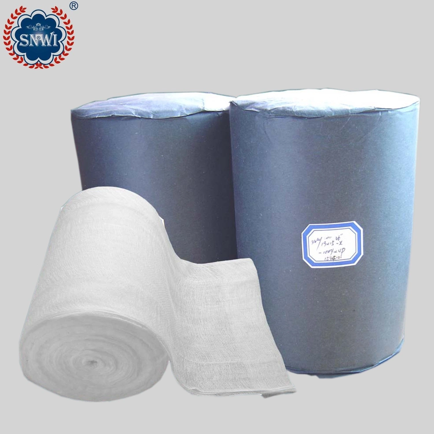 CE & ISO Approved Medical Products Disposable Sterile Surgical Absorbent Hemostats Cotton Gauze Bandage Roll