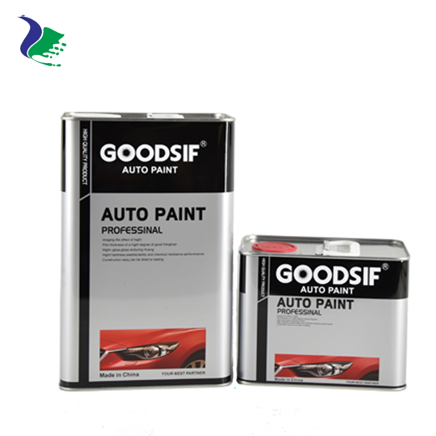 Secado rápido barniz Auto High Solid Laca automotriz capa transparente Líquido Acrílico 2K satinado pintura de auto Goodsif