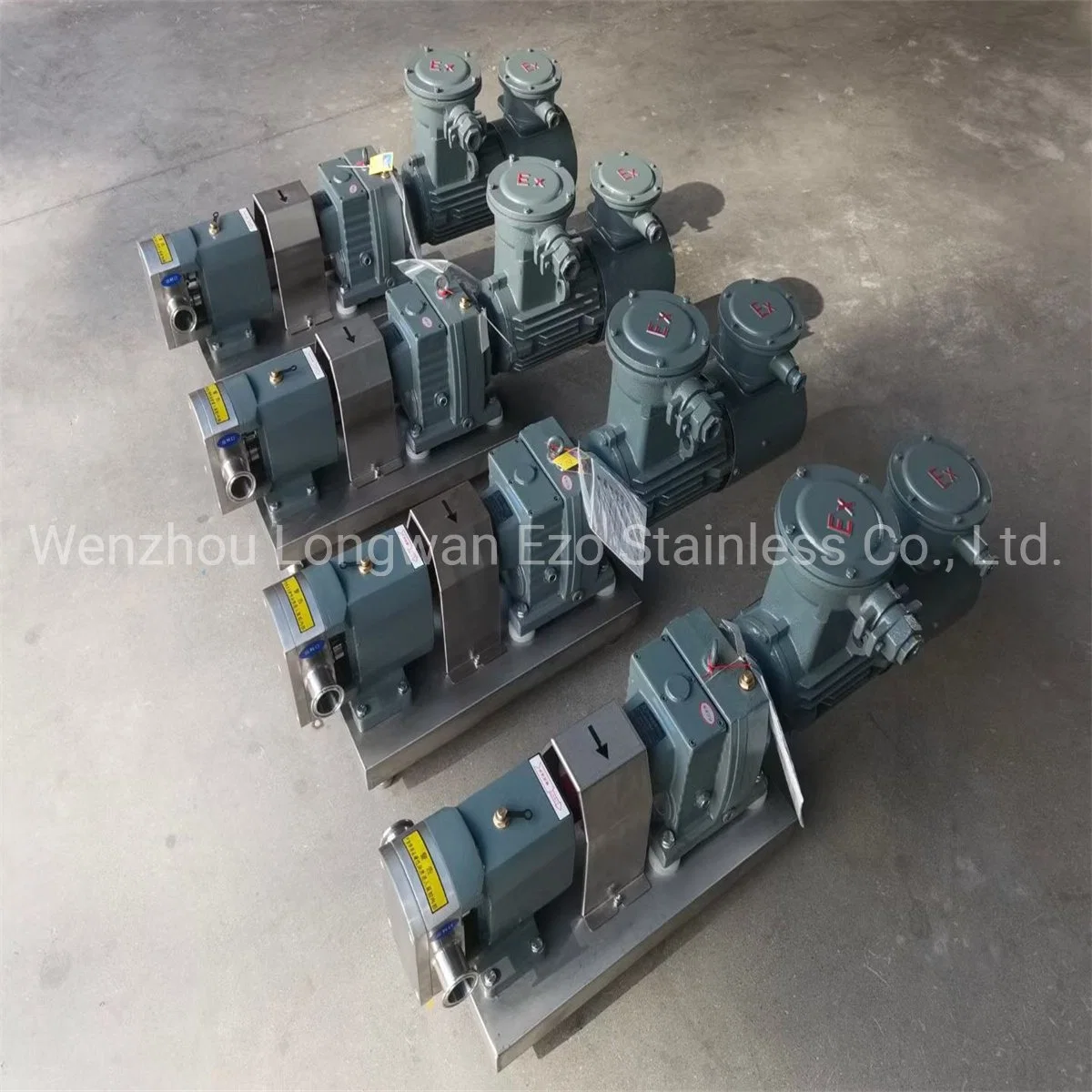 Stainless Steel Hygienic Horizontal Rotor Rotary Lobe Transfer Gear Pump