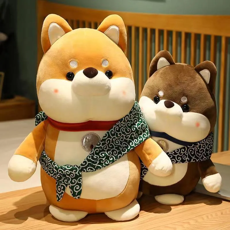 Shiba Inu Doll Cute Runaway Dog Doll Akita Dog Rag Doll Plush Toy Gift