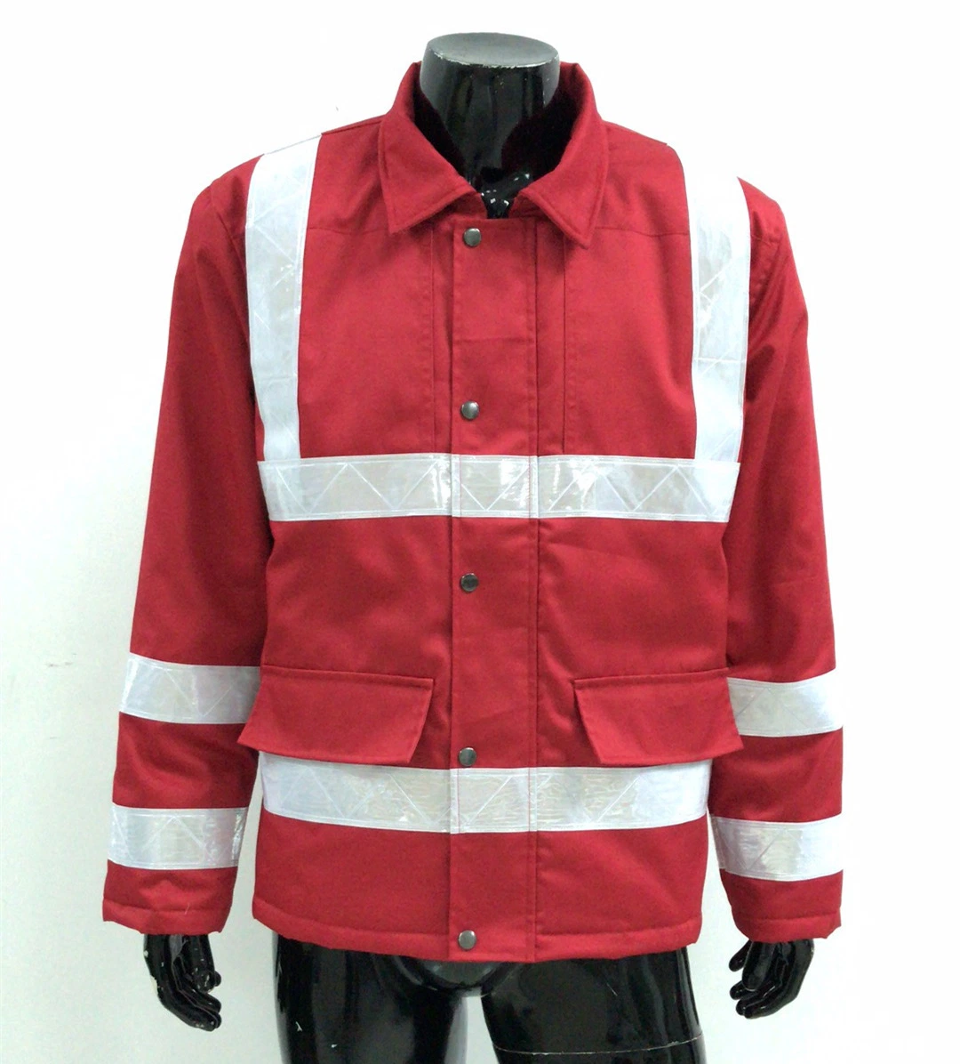 Hi-Vis Workwear 3m Reflective Tape Safety Clothing 100% Cotton Shirt Fire Resistant Work Uniforms