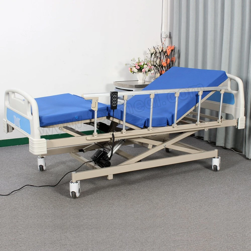 10 % sur 4 roues lit réglable lits Salle d'urgence patient Lit d'hôpital électriques 3 fonctions