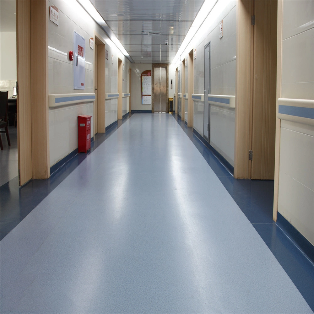 Stunning Waterproof Antiskid Heterogeneous PVC Rubber Vinyl Roll Floor 4mm