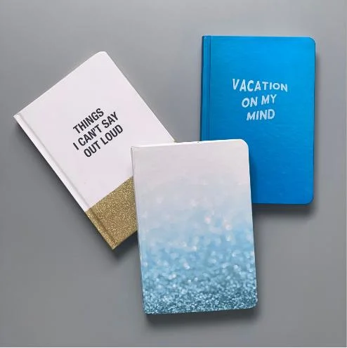 Wholesale/Supplier Custom Design Color A4 A5 A6 B5 Hardcover Hard Cardboard Cover Promotional Writing Office Supply Schedule Planner Gift Pocket Diary Notebook Printing