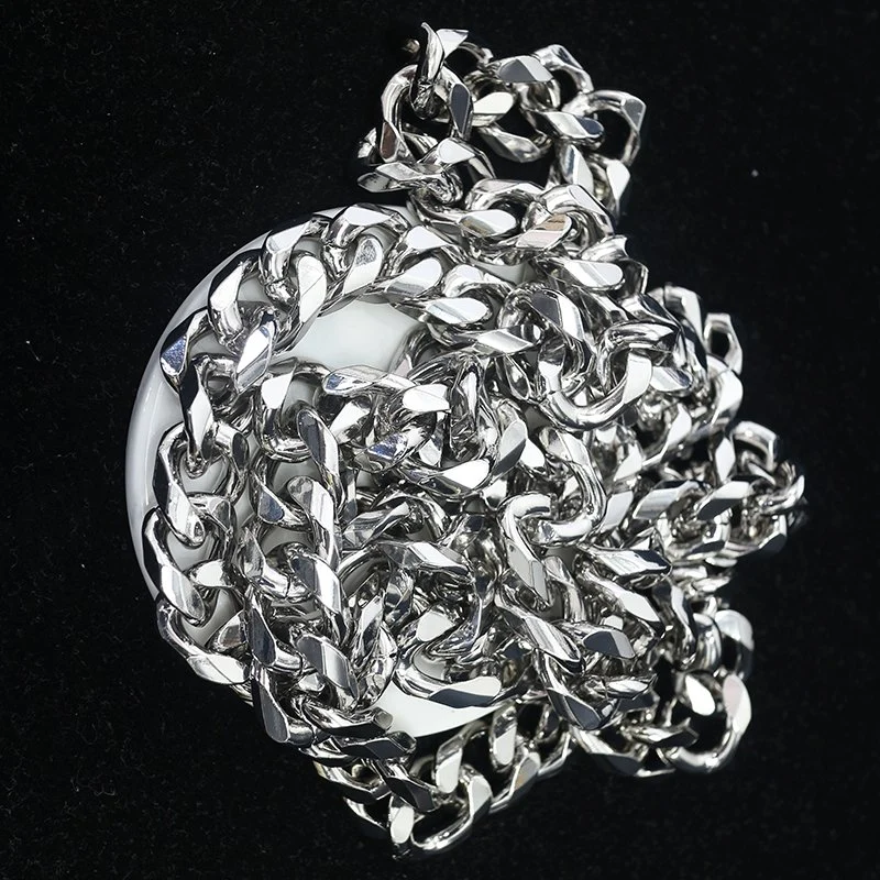 Fashion Decorative Silver Aluminum Metal Chains for Bags Purses Tl21046