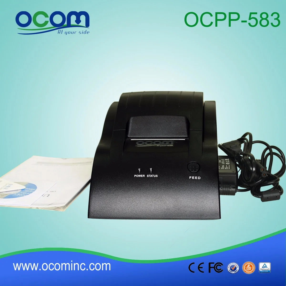 Ocpp-583-L Desktop 58mm Thermal POS Receipt Printer LAN Interface