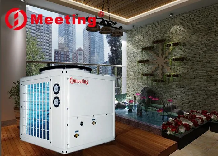 Meeting Seafood Farm Air-to-Water Heat Pump Is Used for Pond and Fish Pond Heat Pump Water Heaters