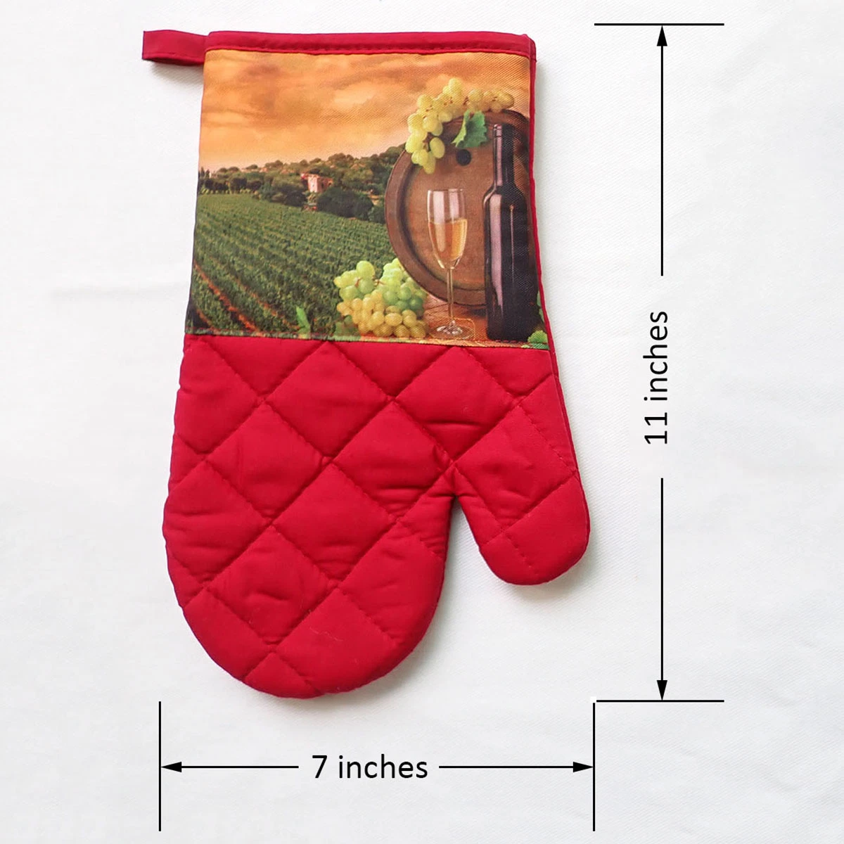 Heat Transfer Printing Oven Mitt 17X28cm Left and Right 2PCS Set