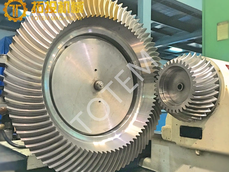 Totem OEM Factory CNC Milling Forged Casting Hardened Straight Bevel Gear Wheel for Playground Equipment