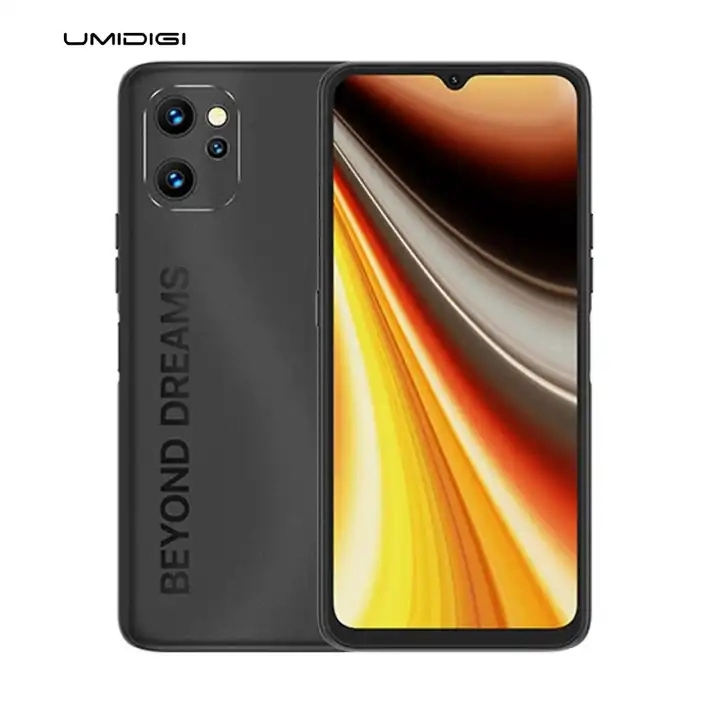 Téléphone cellulaire Umidigi 48MP 6GO GO+12810000mAh Smartphone 7 Puissance max