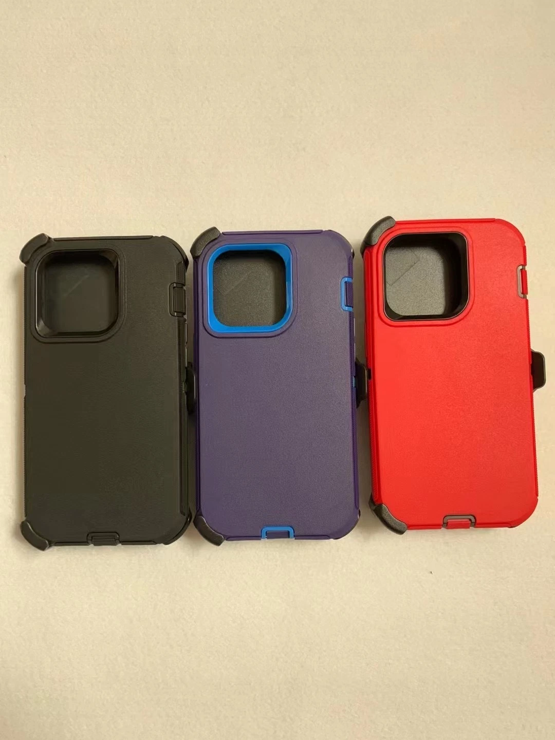 Anti-Fingerprint Defender Case for iPhone 14 13 12 11 PRO Max Plus Mini X 8 7 Drop Protection Rugged Back Cover Case with High quality/High cost performance 