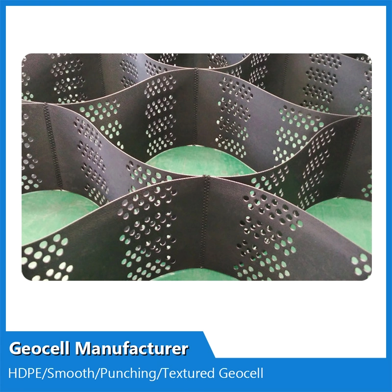 HDPE Geocell Load Support Soft Subgrade Ground Gravel Stabilization