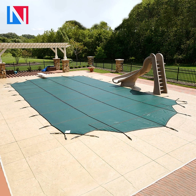 High Strength in-Ground Swimming Pool Safety Covers Solid Pool Cover