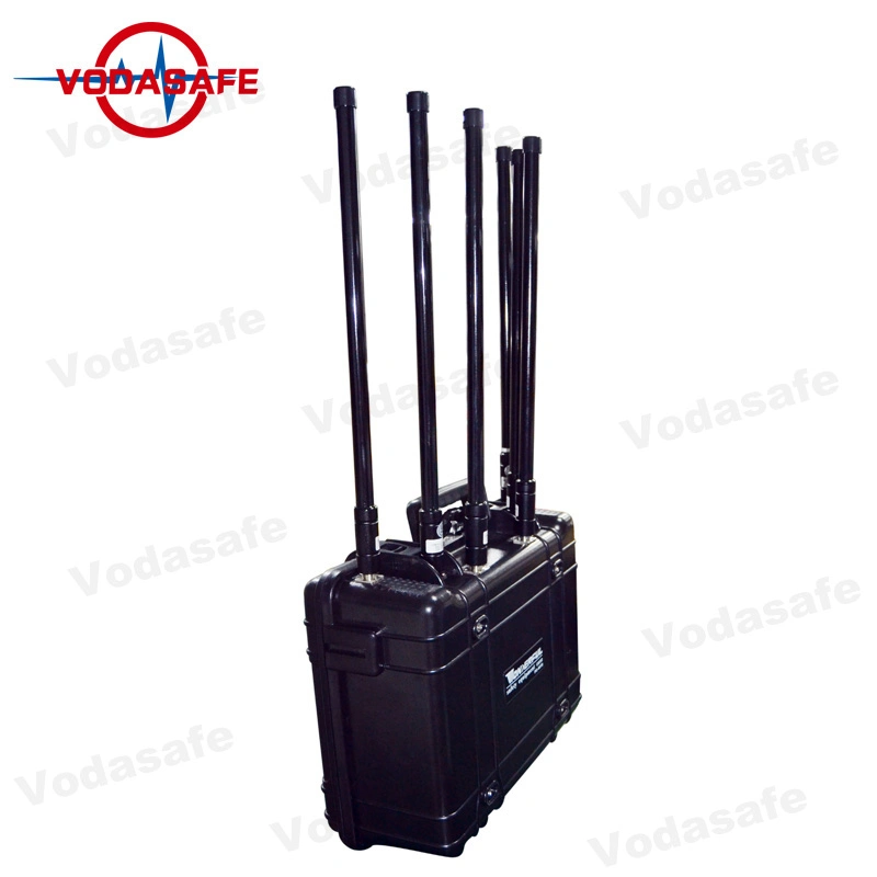 Portable Model with Build-in Battery Anti Uav Drone Killer with 5dBi Antennas WiFi GPS Anti Uav System