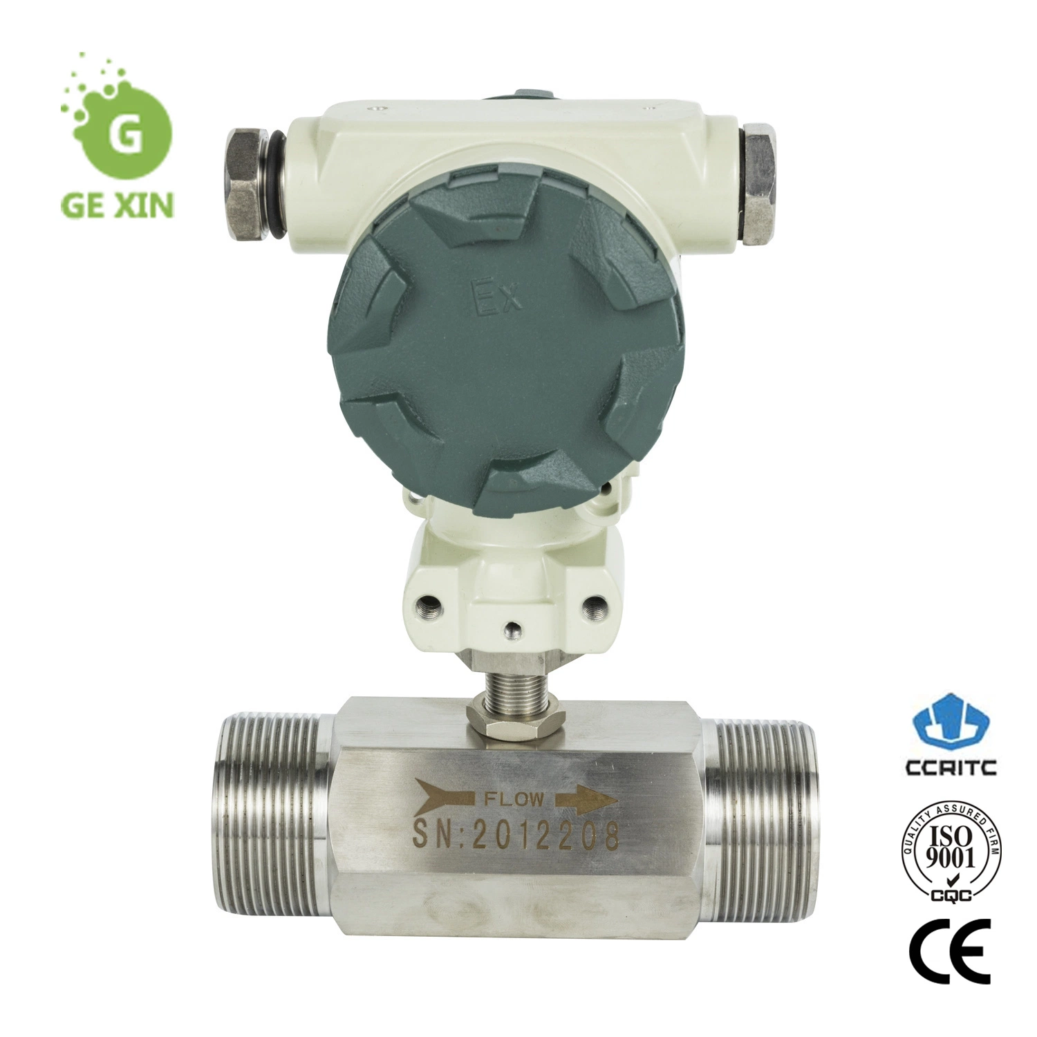 DN10 4-20mA Water Output High Pressure Connection Turbine Flow Meter (مقياس التدفق التوربيني) لخرج الماء بقدرة 4-20