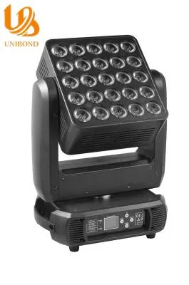 Luz de haz móvil de matriz 25X15W LED Pixel Control para escenario Boda