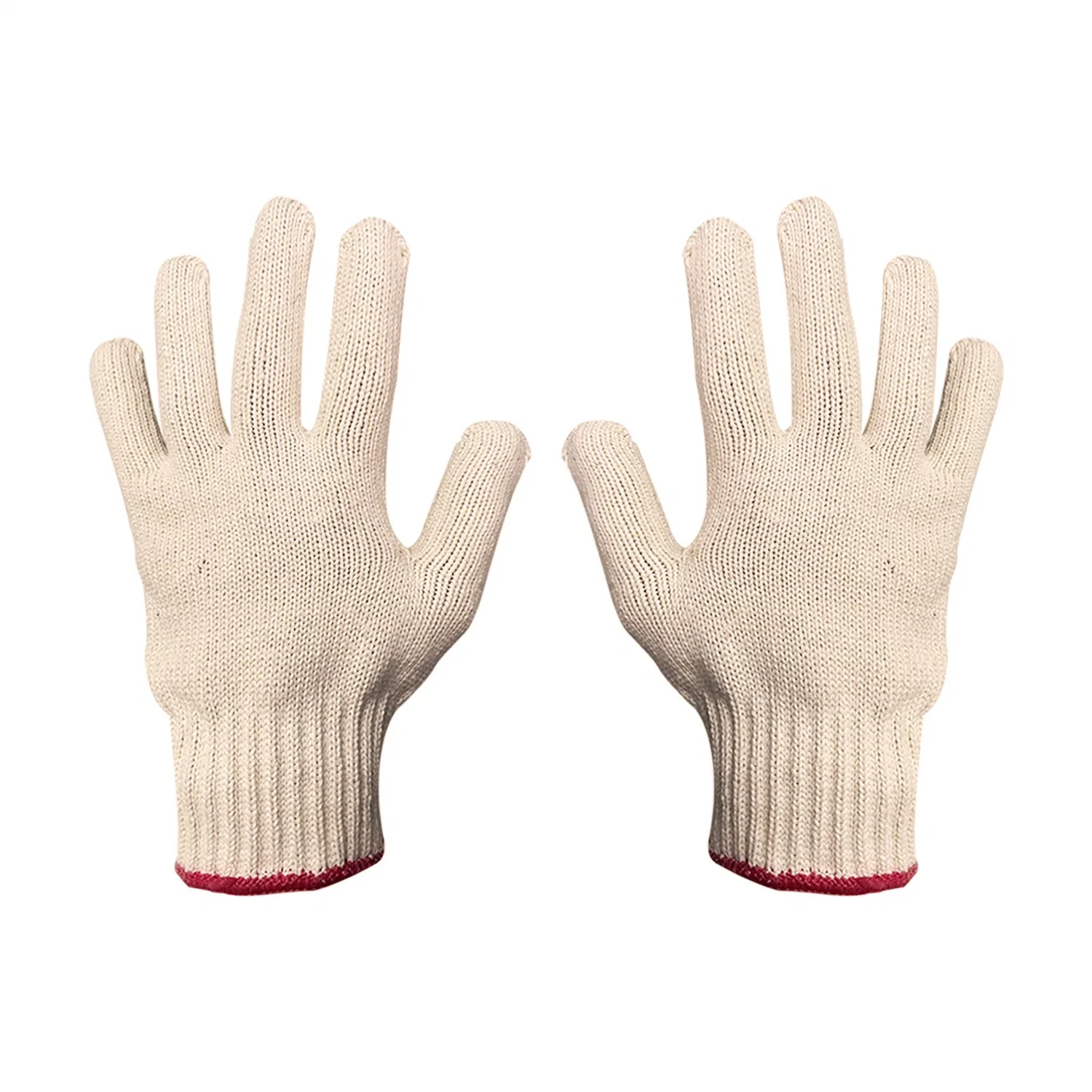 Hot Selling Custom Design Reusable Work Glove Cut-Resistant Thick Cotton Gloves