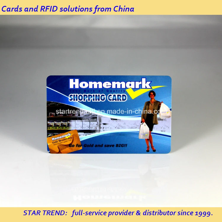 Printed ISO Hico Magnetic Stripe Card for Shopping Card