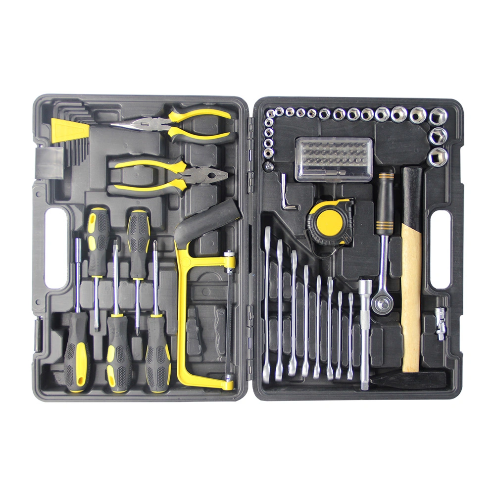 84 PC Tool Kit с 3,6 беспроводные отвертки для мужчин женщин и семейных ремонт, полный комплект инструментов для DIY, студентов, с твердыми Toolbox