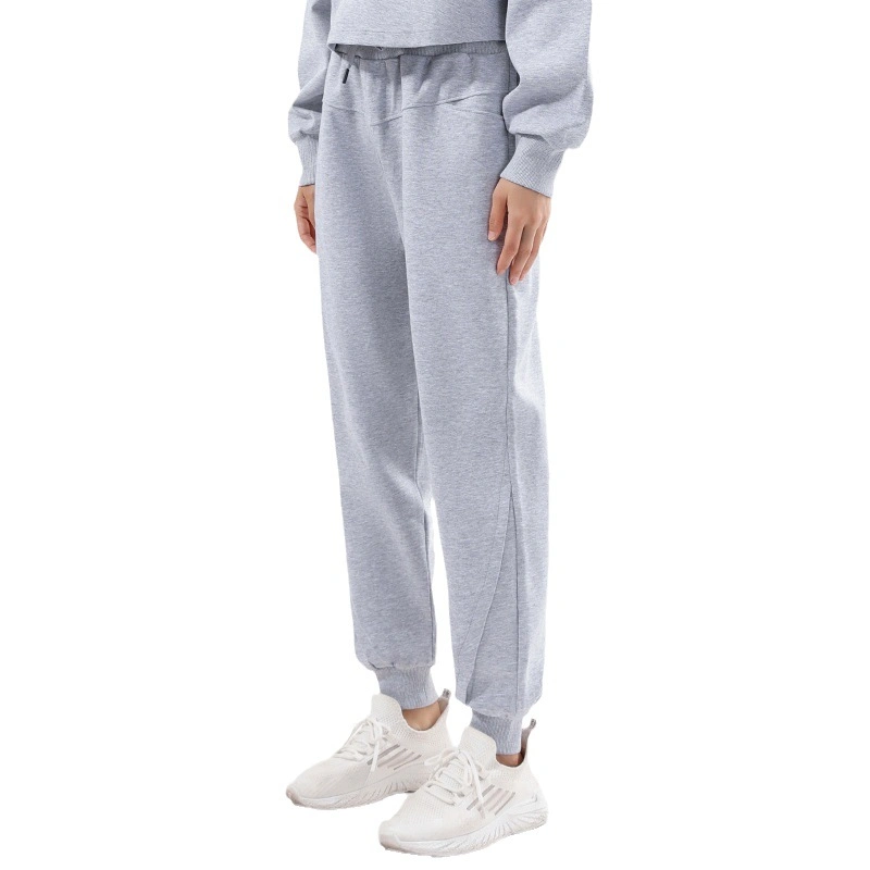 Blank Straight Wide Leg Flared Sweatpants Women's Cotton Joggers Sports Pants