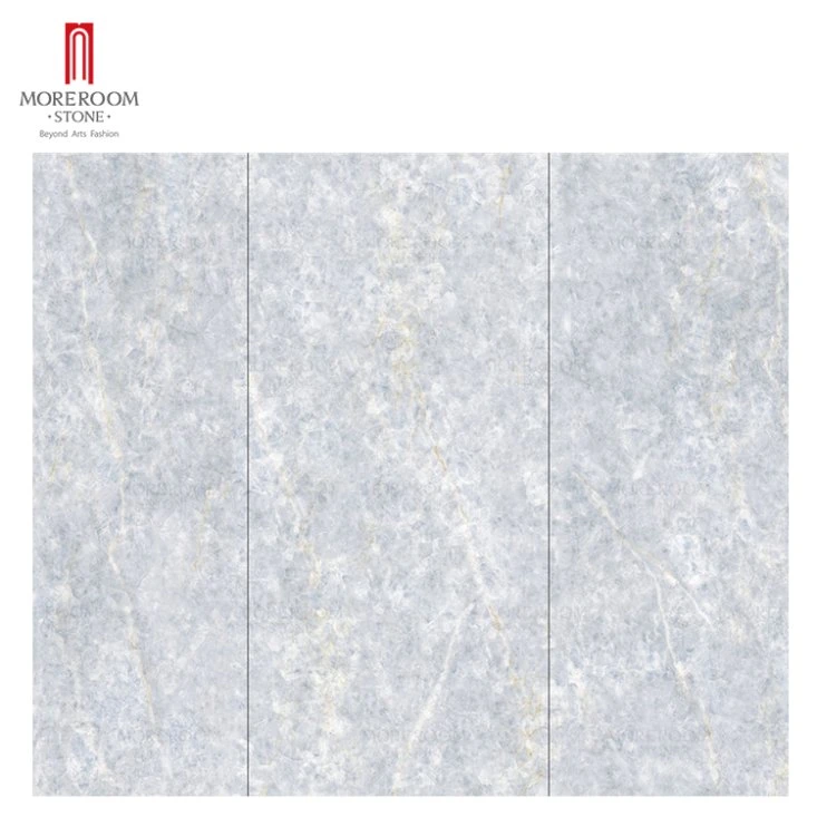 Blue Series Large Size Sintered Stone Wall Marble Slab Sintered Stone Slab Factory