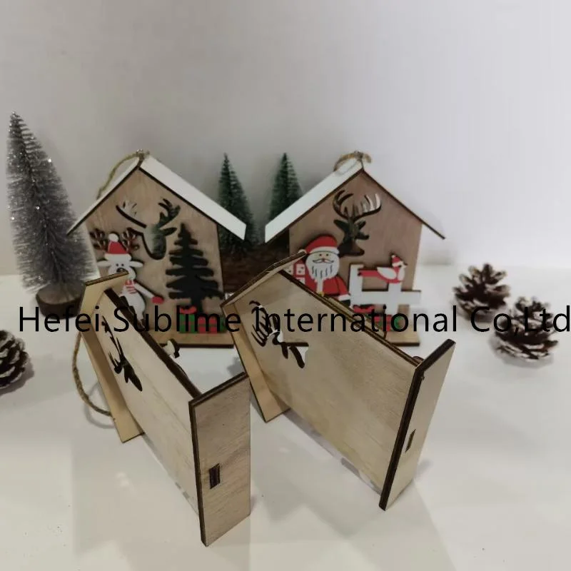 Christmas Home Wood Craft Wall Hanging Decoration