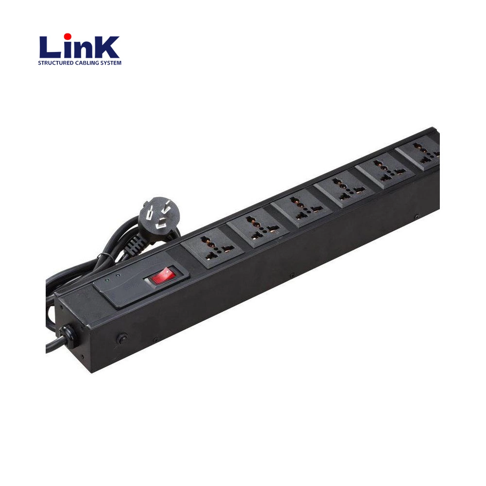 C13 APC Smart Vertical Dual or Single Input PDU Socket (مقبس وحدة بيانات البروتوكول (PDU لحامل الخادم