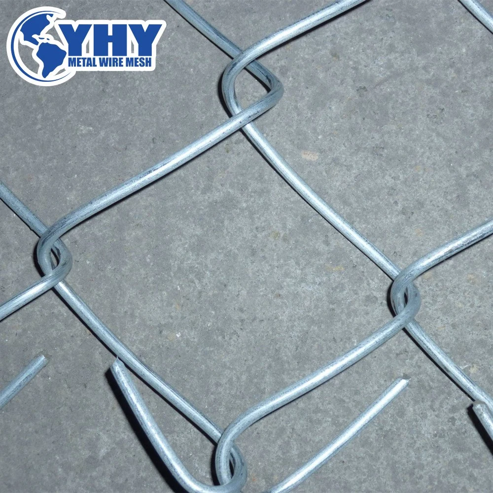 Maillon de chaîne en acier galvanisé de diamant de Wire Mesh Fence pour terrains de baseball