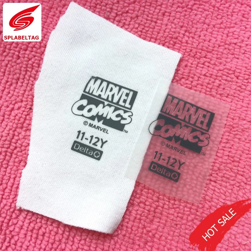 Custom Size Heat Transfer Neck Label, Heat Transfer Logo for Bags