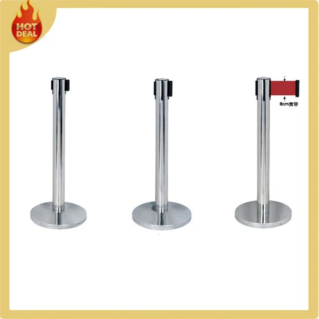 Metal Retractable Crowd Control Barrier for Airport