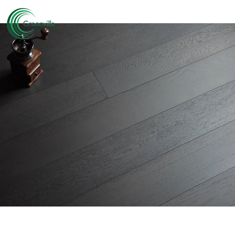 Tinta à prova de sujidade ou Balck Color Click Lock Engineered Oak Wood Piso de madeira