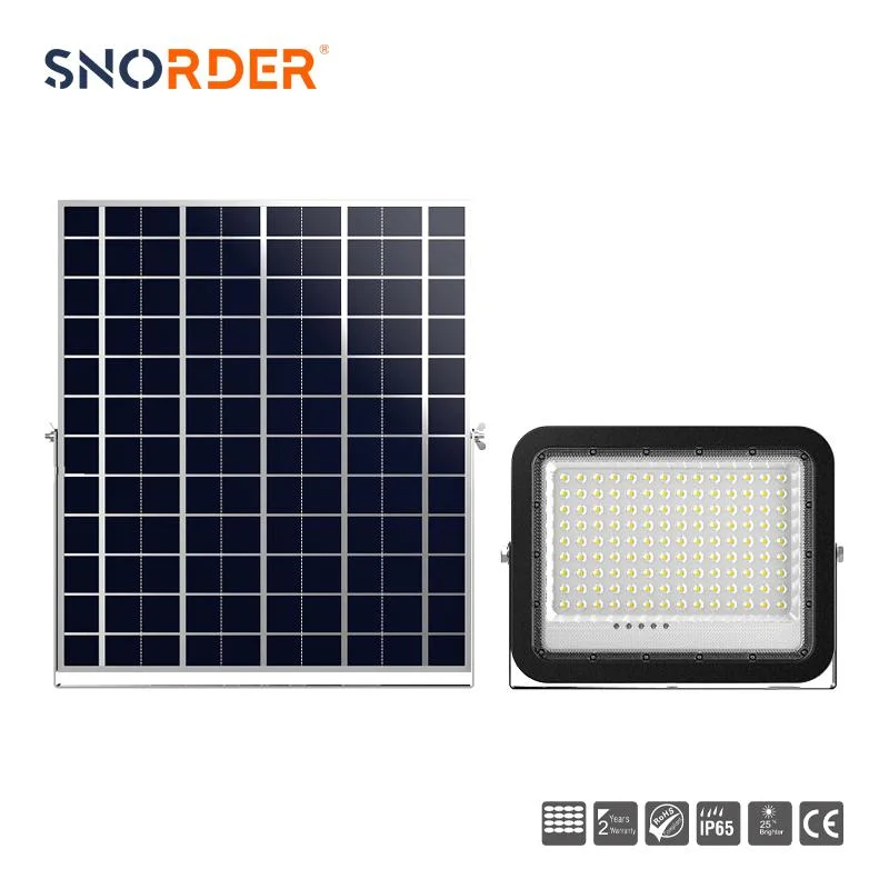 Großhandel/Lieferant 100W schwarze Solar-Flutlicht-LED 10W Solar-Panel IP65 Wasserdicht