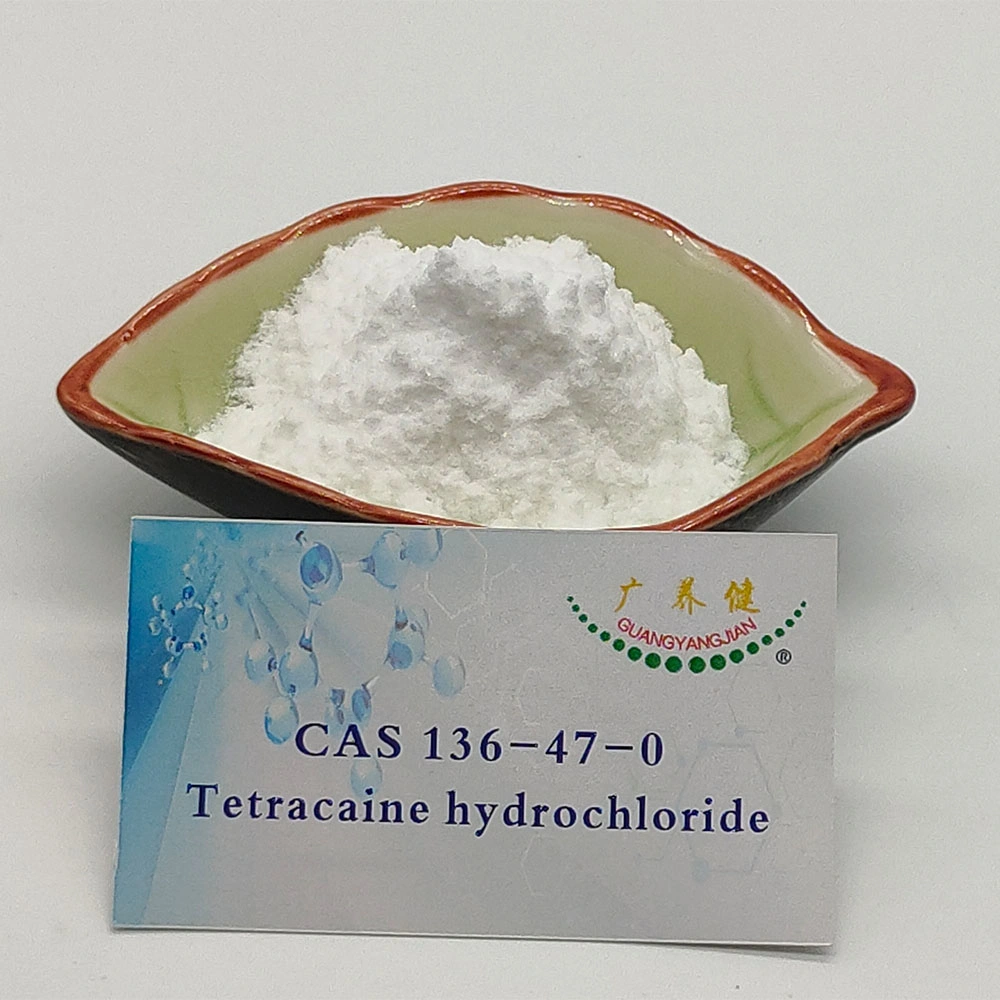 El 99% Tetracaine anestésico HCl CAS 94-24-6 Clorhidrato Tetracaine