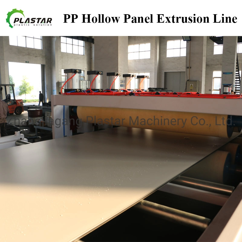 1220mm Plastic PP Co-Extrusion Construction Engineering Formwork Making Machine Line