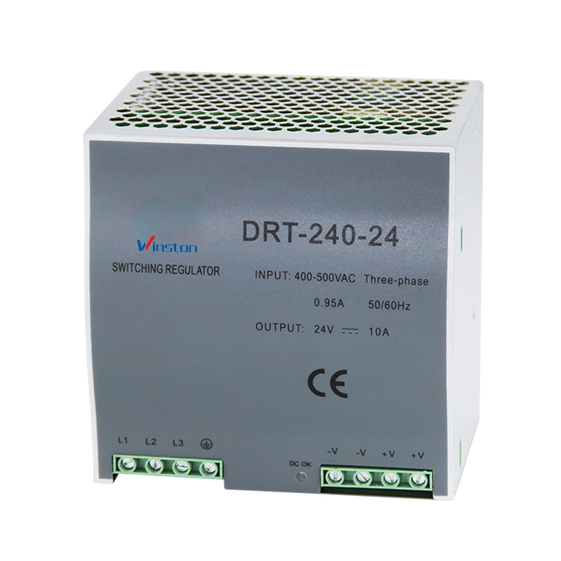 240W trois phase DIN industrielle Railpower-240-48 DRT d'alimentation