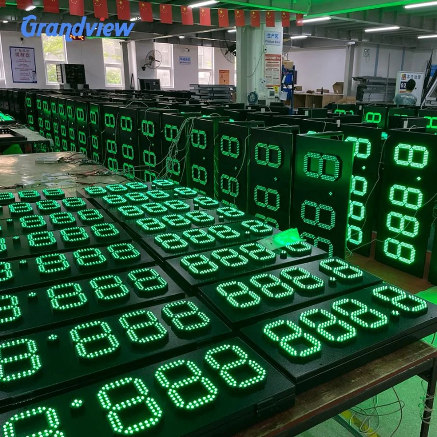 Wholesale/Supplier 7 Segment LED Display Outdoor Gas Station Price Signs for Sale Petrol Station Price Board