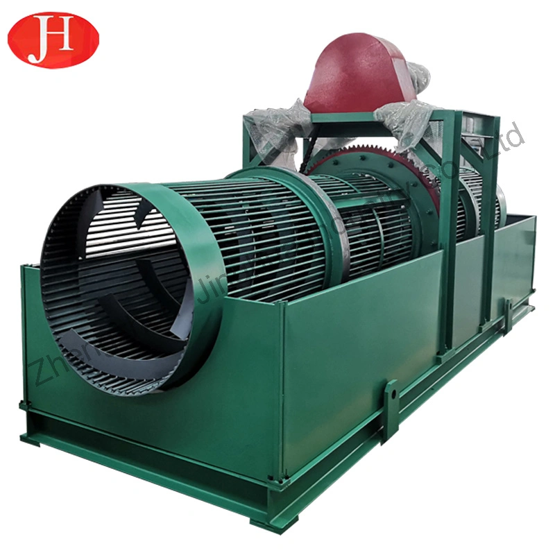 Cassava Cleaning Machine Cage Washing Equipment Fresh Cassava Dry Sieve Sand Remove Plant