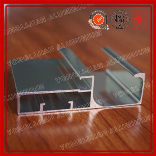 Mirrored Finish Aluminum Extrusion Profile for Cabinet