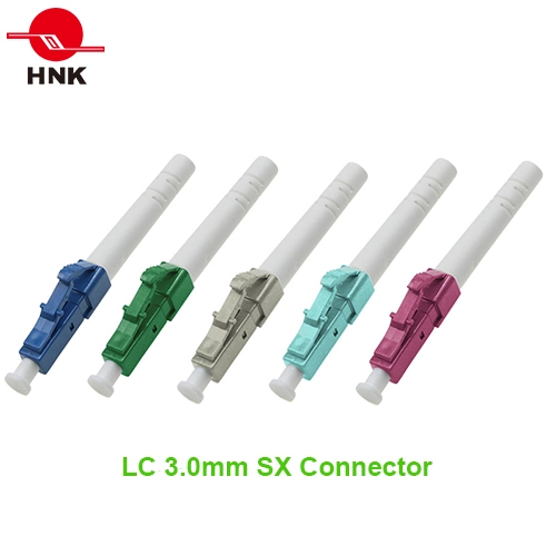 LC 0.9mm Simplex Sm mm Om3 Om4 Fiber Optic Connector