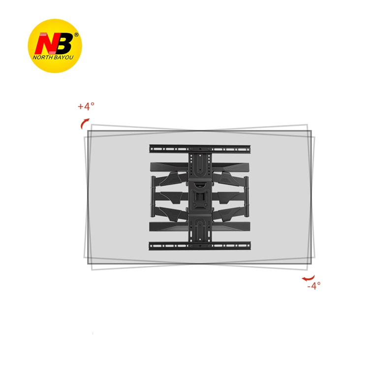 to Peru New Nb P6 Full Motion 25-75 Inch TV Wall Mount Flat Panel LED Display Mount Bracket Max. Vesa 600X400mm TV Mount