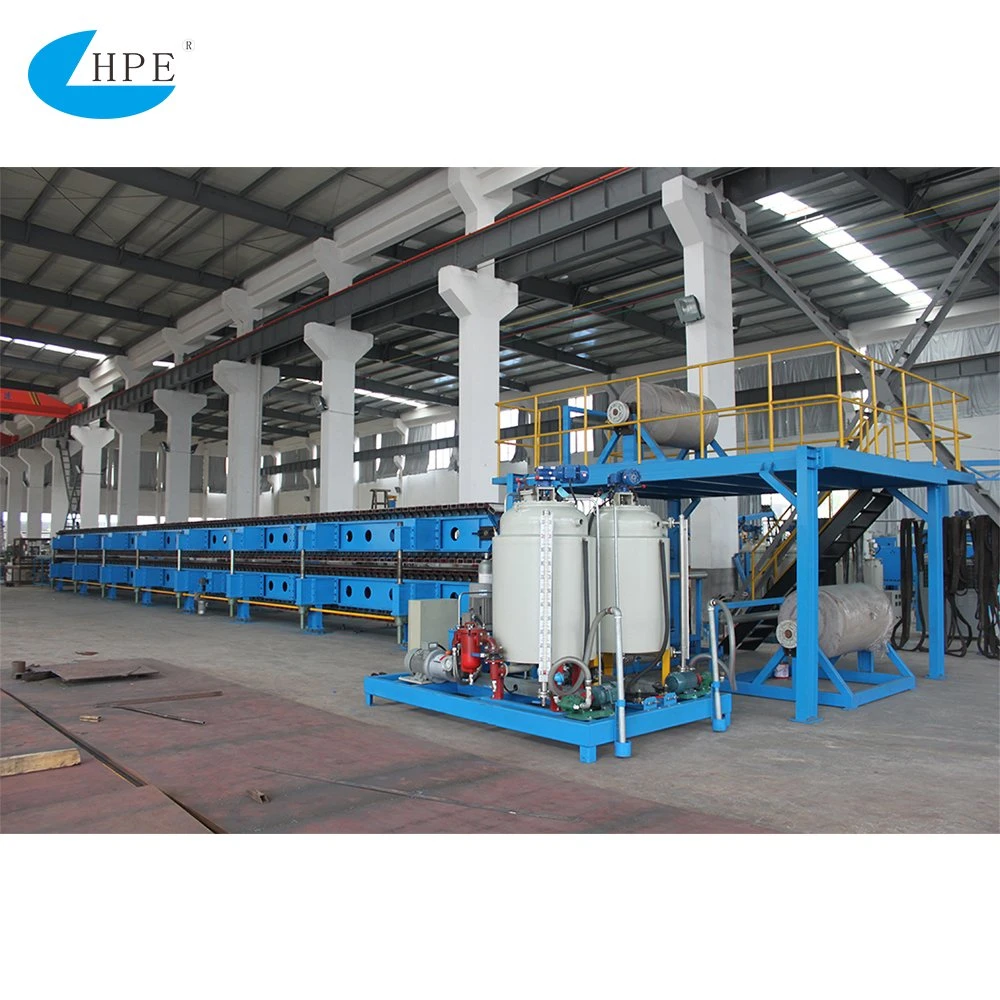 Base Plate Coating Sealing Polyurethane Panel Continuous Foaming Production Line