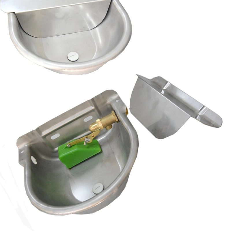 Cow Drinking Bowl, Water Bowl Trough with a Float Stainless Steel Drinkers Tj-Moo Shape SS304 Waterer for Dairy Farm