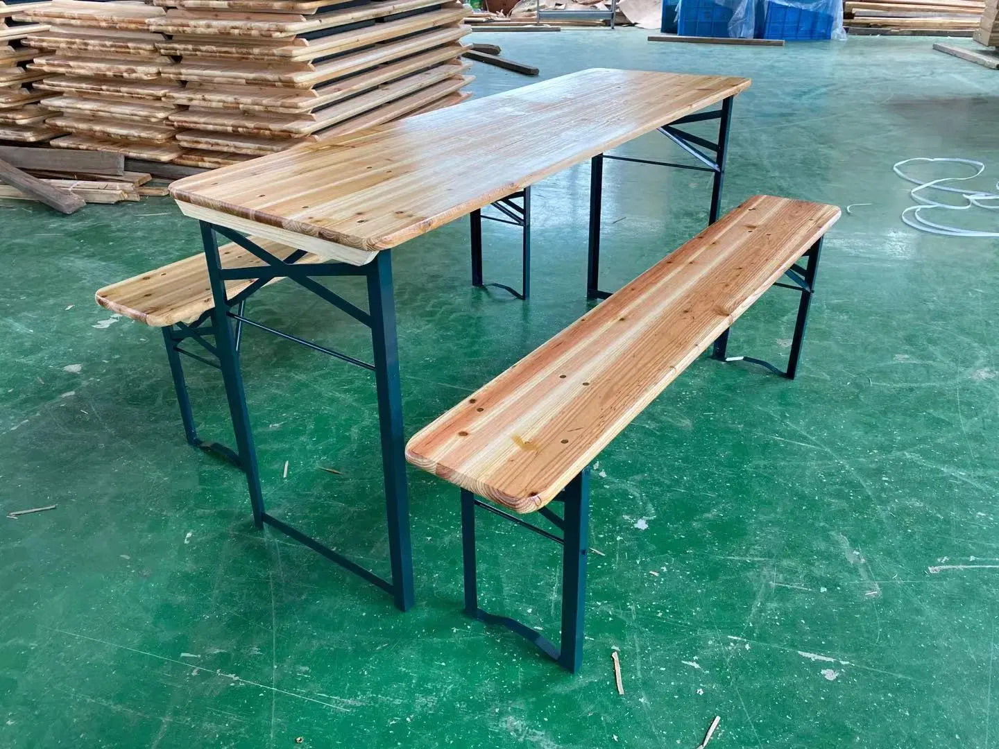 Muebles de exterior jardín Plegable de Madera de la cerveza de Picnic Tabla