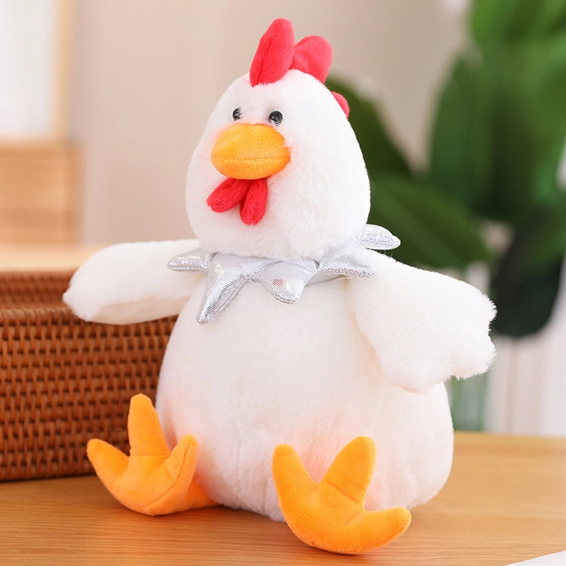 New Design Baby Toy Custom Plush Stuffed Cute Cartoon Chicken Toy