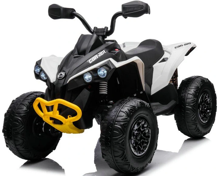 12V Can-Am Kids Ride on ATV Quad Car with Forward & Backward Function, Four Wheeler for Kids with Wear-Resistant Wheels
