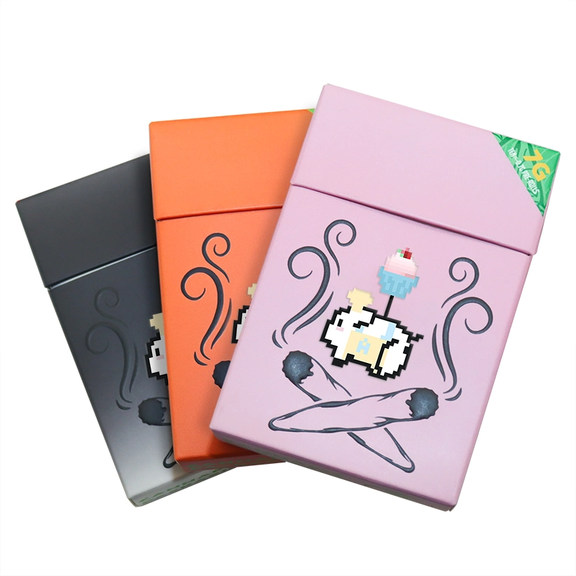 Wholesale Custom Logo Design Cigarette Case Holder Paper Packaging Box