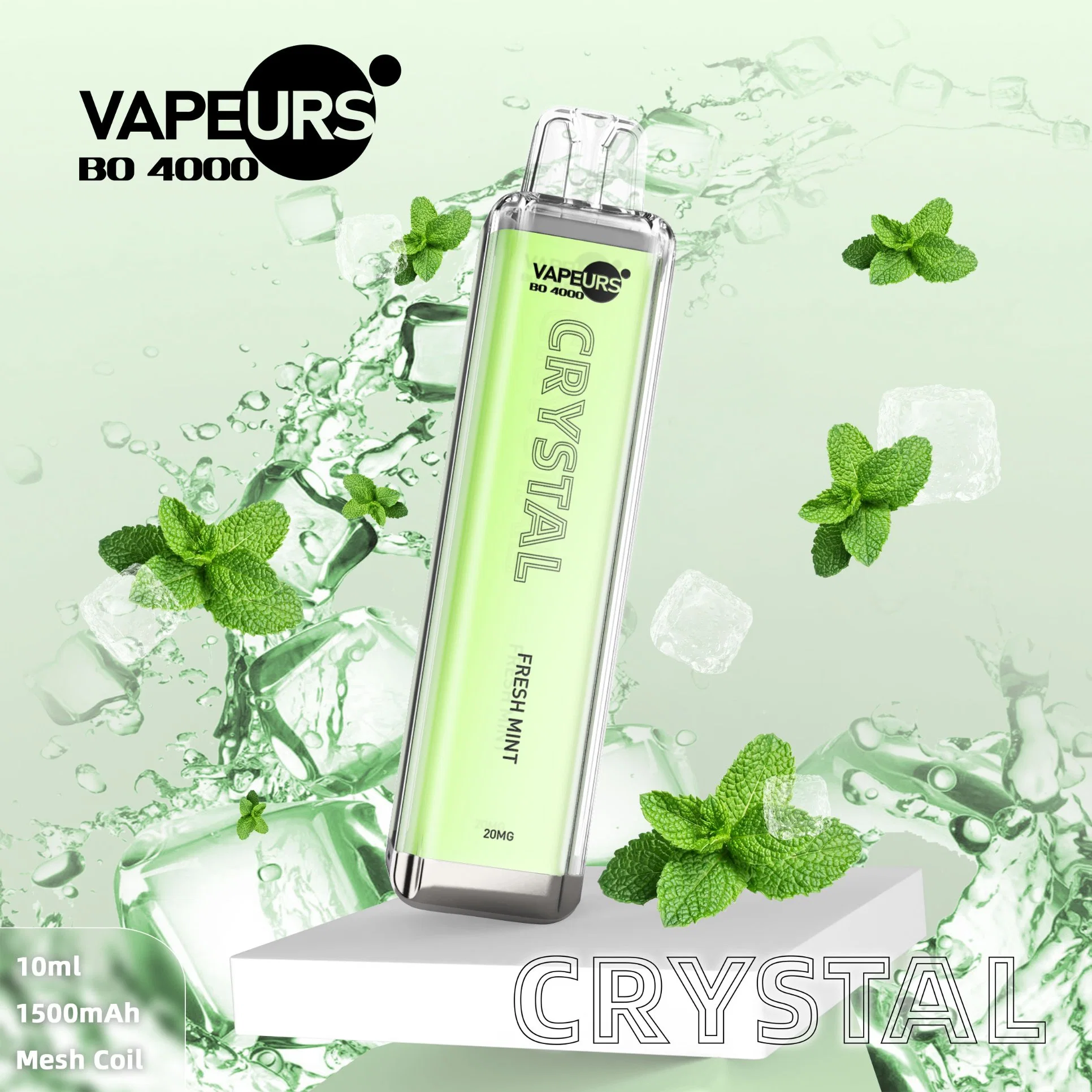 Desechables Vapes mayorista vaporizador portátil 4000 inhalaciones costumbre de fumar cigarrillo E