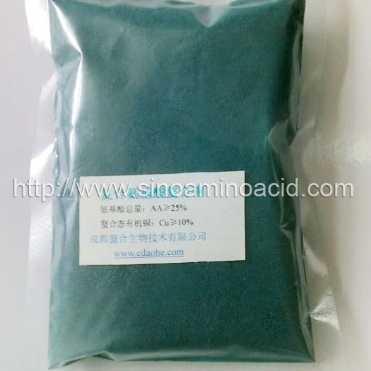 Copper Amino Acid Chelate 100% Water Soluble