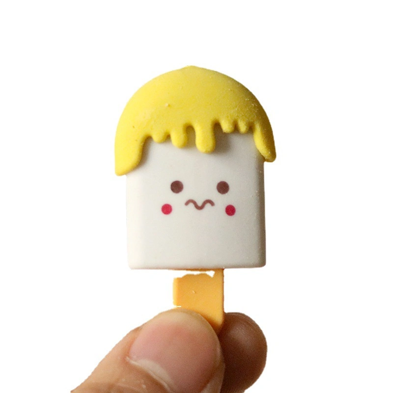 Hot Sell Creative Cartoon Ice Cream Eraser for Students