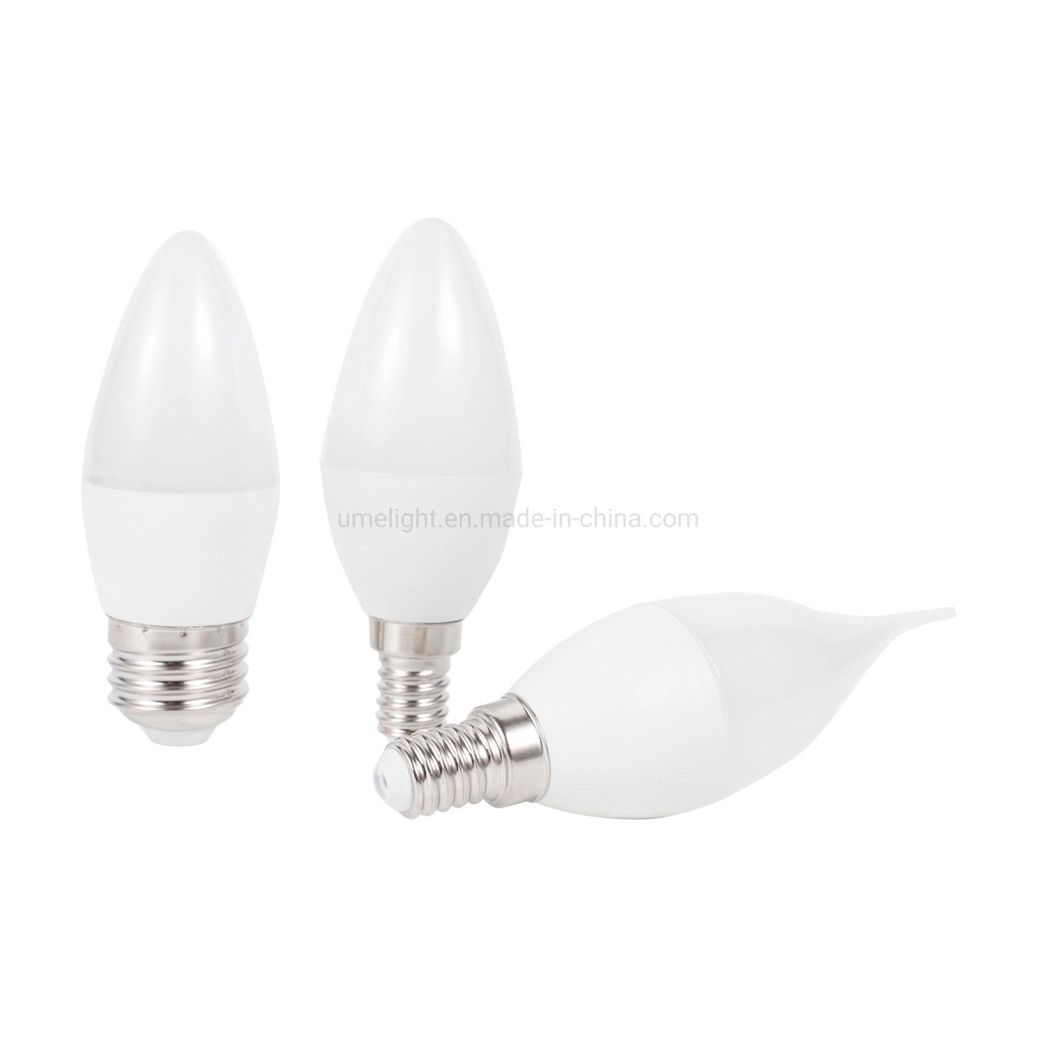 C37 4W-8W Dekorative Beleuchtung für den Innenbereich LED-Kerzenlampe mit Verschiedene Lampe Edision E27/E14/B22/B15 LED-Kerzenlampe für Kronleuchter Wand Beleuchtung